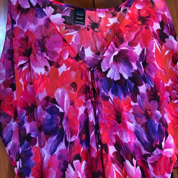 Catalina Beach / Lingerie Cover Up w/Front Tie - Picture 2 of 8